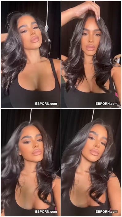 Amaya Colon sexy brunette with hot boobs and beauty face. Her face lips need suck your balls so deep and hard! Amazing!