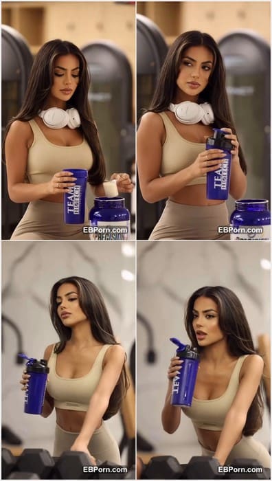 Aneeqa Farid nude fit model with adorable sexy boobs and hot ass in tight pants. Hot and crazy brunette! Get it now.