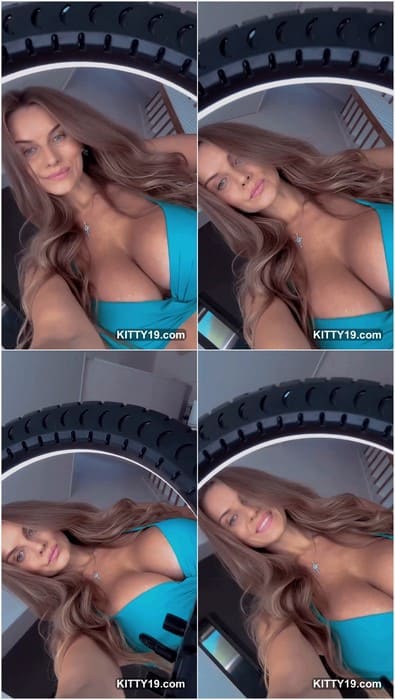 Diana Richter sexy big boobs model posing in sexy bikini and showing her perfect titty nipples for fans and you.