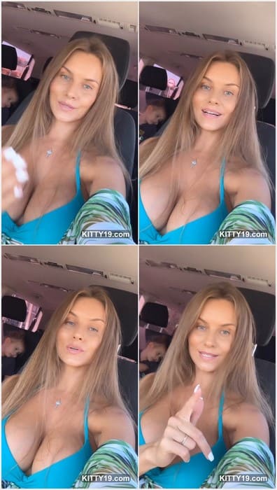 Diana Richter ass and big tits in sexy bra. MILF ridding in car to her boyfriend and waiting your money now. Get it leak free.