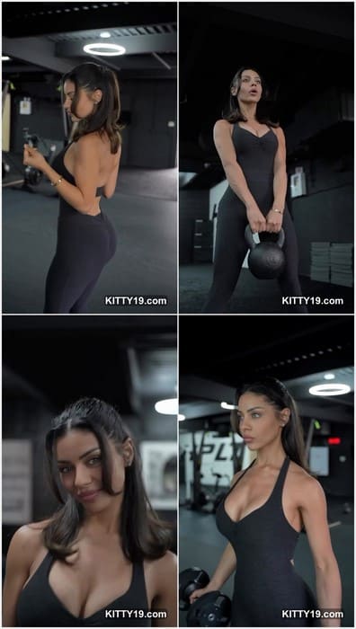 Dina Khalil ass and legs in sexy black pantyhose with amazing boobs without bra. Download free Dina Khalil leak now and enjoy!