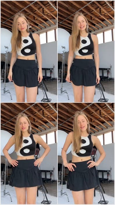 Dudkate onlyfans sexy girl posing in mini skirt and waiting her boyfriend for sex. Amazing girl! Hot legs and pretty lips.