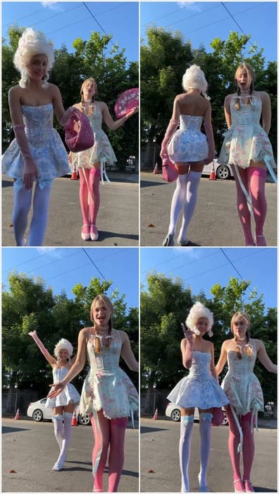 Dudkate hot leak video in sexy pantyhose posing. Beauty girl with amazing girlfriend posing without panties.