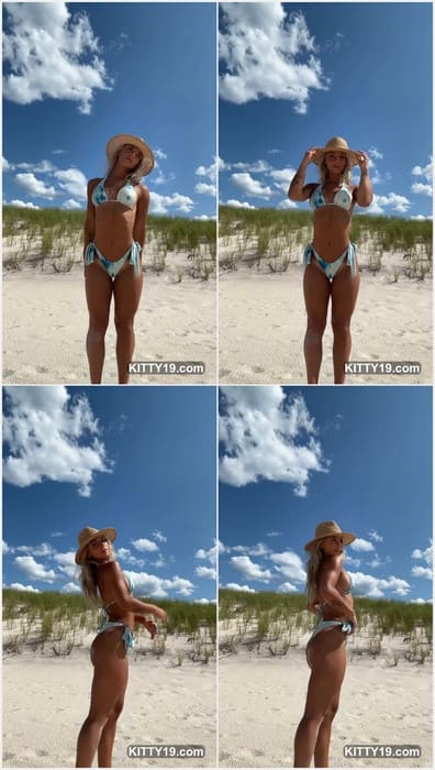 Emelye Ender leaked video in sexy bikini posing. Beauty fitness model posing on video from her Onlyfans page. Download now!