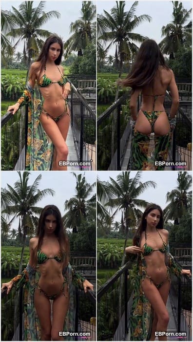 Guadalupe Diagosti sexy brunette girl with adorable pussy in sexy bikini. Get it leaked video and enjoy!