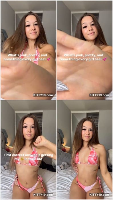 Lucylurkss tits in sexy red bikini posing and her pussy so wet now. Beauty girl with amazing body and wet pussy! SO HOT!