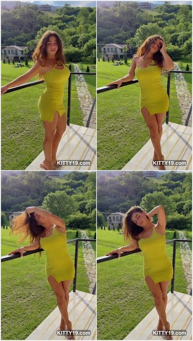 Meri Babayan nude sexy model from Armenia posing without lingerie only in dress. Her wet pussy so smell good now, i cheked.