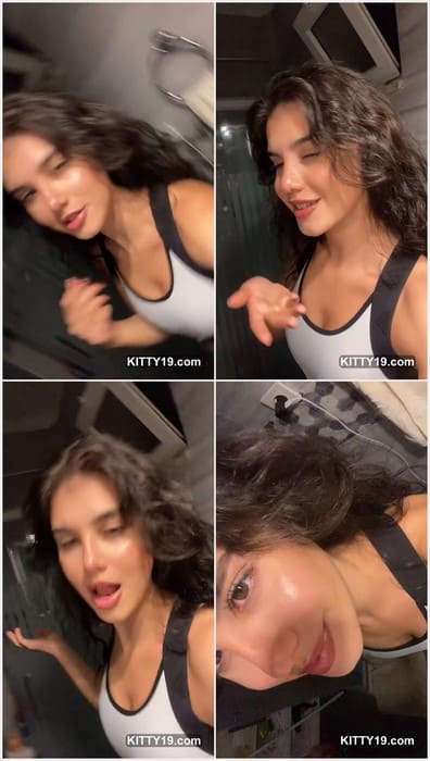 Zeynepekcann tiktok star and beauty model posing on leaked video from her private video archive. Sexy and cute girl. Adorable.