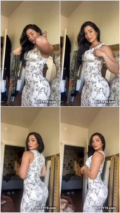 Pietra Luccas ass in sexy panties and her big tits in black bra. Beauty brunette on full leak video from her OF page.