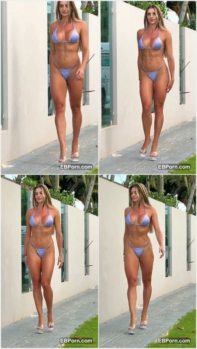 Sarah Caus leaked video with bikini walking on the street in Miami. Sexy pornstar with adorable body and pussy! Enjoy!