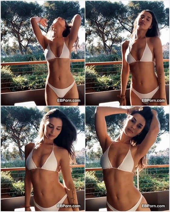 Valeriya Lapidus pussy wet and juicy now. Sexy and perfect young model with amazing body posing in sexy white lingerie.