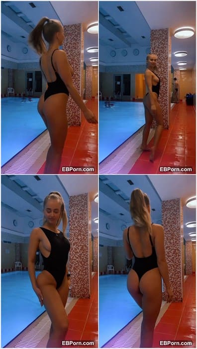 Viktoria Berest boobs and blonde on leak video from her private ig page. Sexy blonde from Russia show her fit hard body.