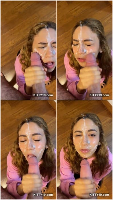 Artemis Carmona cum lover girl with full face in sperm after deep blowjob and real mouth fucking. Download it leaked video buddy!