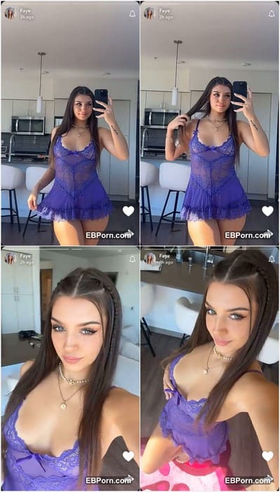 Babyfayfe naked brunette girl with hot body and titty. Beauty girl from Onlyfans show her tits for fans! Download now buddy.