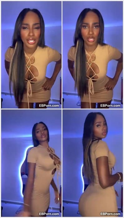 Barbielatina22 nude hot black slut showing her pretty boobs without bra and show her titty nipples! WOW, enjoy guys!