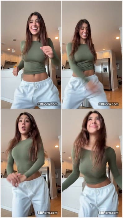 Baylee Adami porn girl with funny dance w/o her bra. Awesome hard titty nipples hard and fresh. 19 years old tits! Enjoy