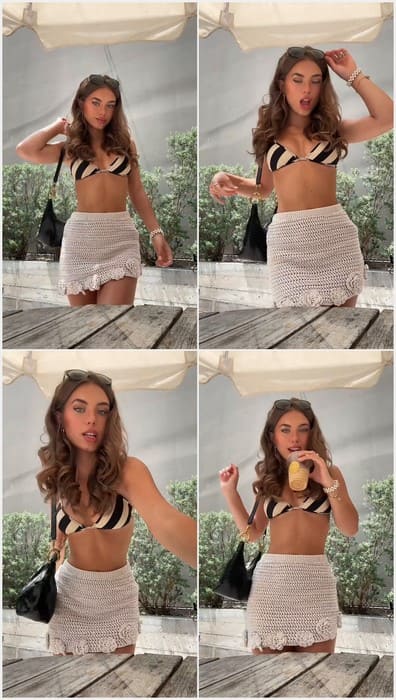 Caitlin Carmichael ass shaking on leak video from her private Instagram page. Sexy and cute model with hot tits in bra! WOW