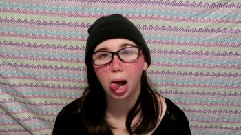 Stickam Teen Fucks Herself With A Toy And Cum