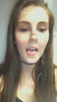 Sweet Omegle porn latina 19 yo using dildo of leak