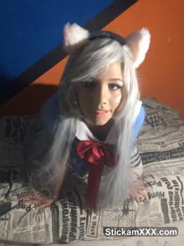 Omegle leaked masturbates while creaming herself