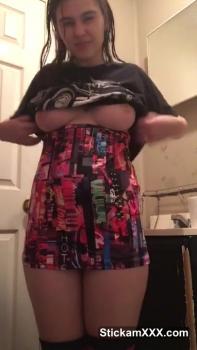 Extreme close up real Omegle orgasm