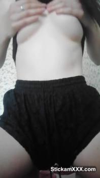 Omegle anal masturbation of a gorgeous