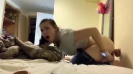 Not my daddy fucks me - Omegle webcam