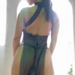 Little Omegle April Masturbates in lingerie