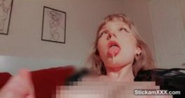 Irresistible Stickam Tease on the Bed