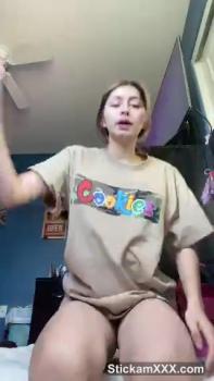 Omegle puts her bikini panties