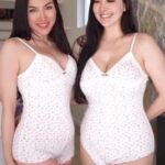 Audrey and Sadie blowjob